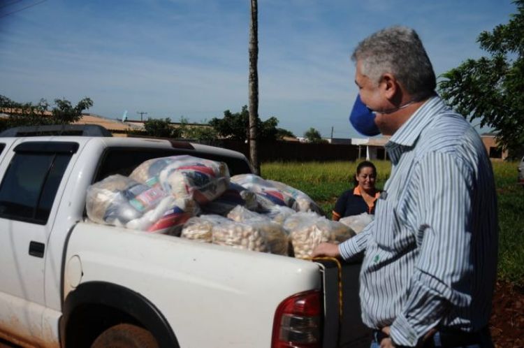 COVID 19. Municipalidad prosigue con la entrega de víveres a familias de escasos recursos