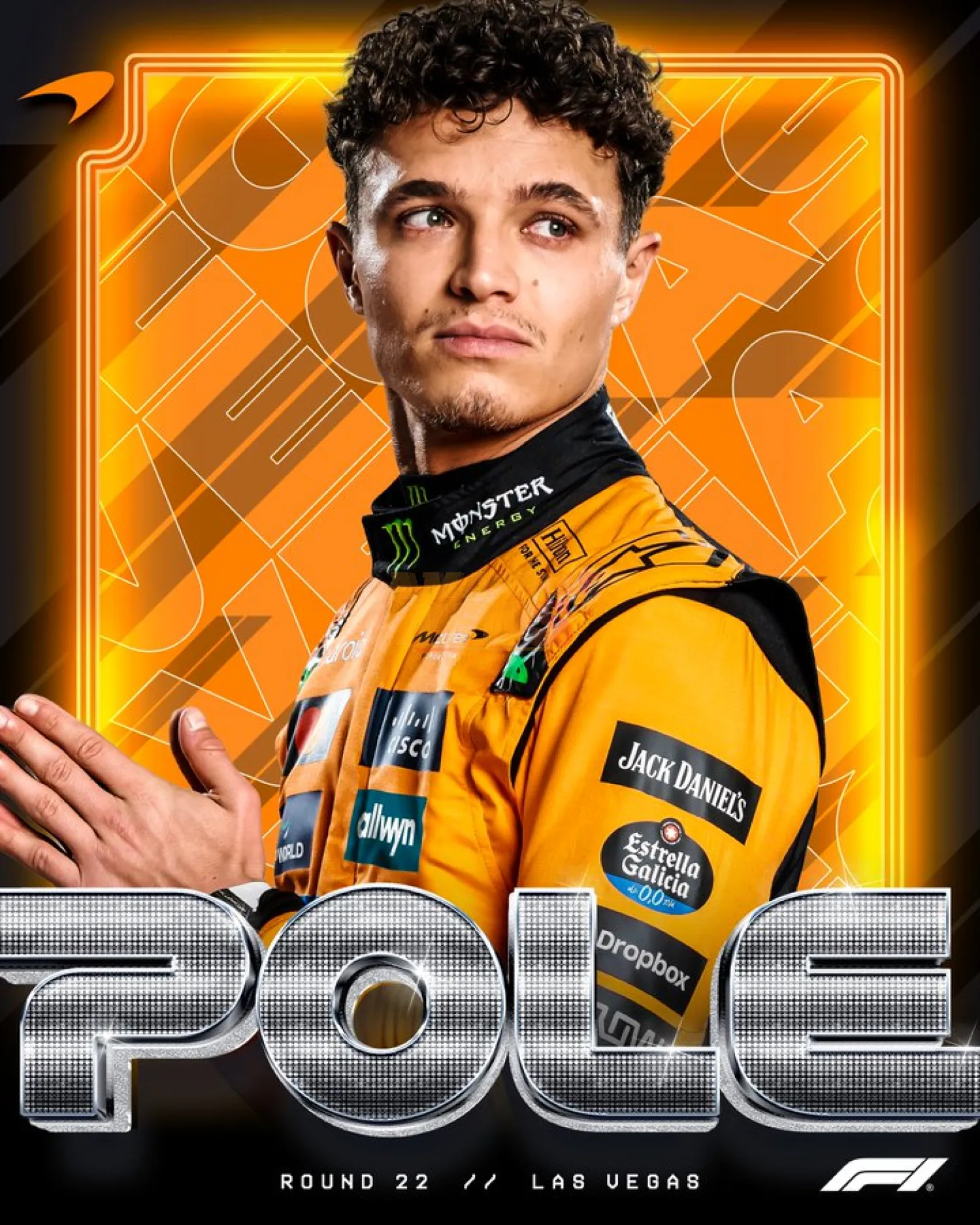 Lando Norris se lleva la pole position en el GP de Las Vega