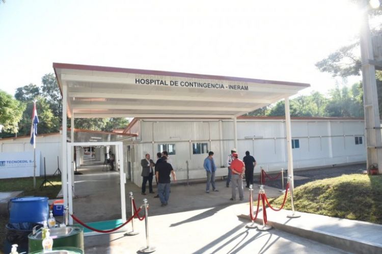 Gobierno inaugura el primer hospital destinado a pacientes con Covid-19