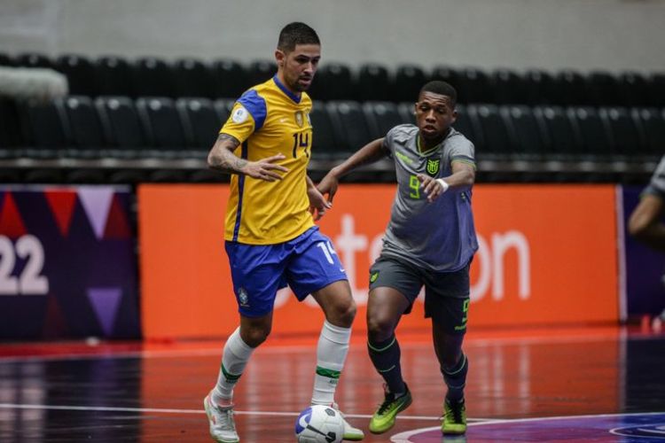 Brasil golea a Ecuador en jornada inaugural de la Copa América de Futsal
