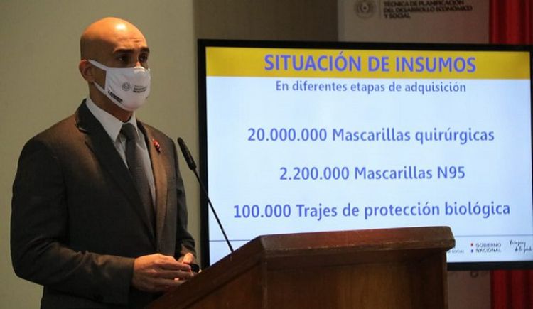 Salud confirma rechazo parcial de insumos provenientes de China