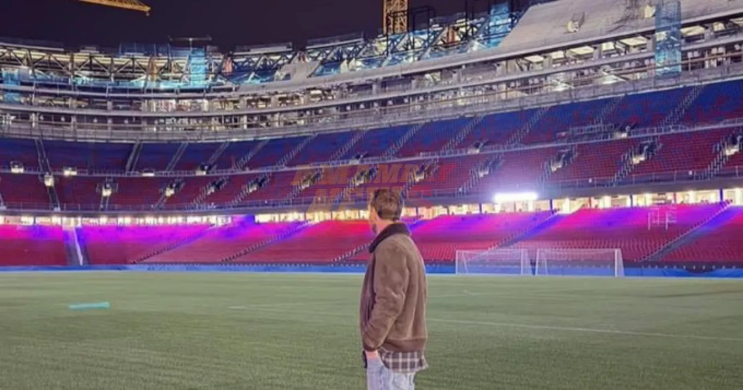 Leo Messi visita el Camp Nou: "Ojalá algún día pueda volver"