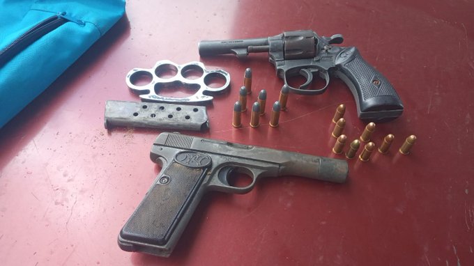 Incautan armas de fuego en operativo filtro con miras al Superclásico