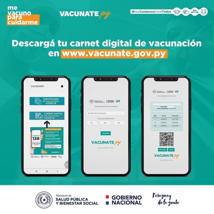 Si ya te vacunaste, puedes acceder al carnet digital de vacunación COVID-19