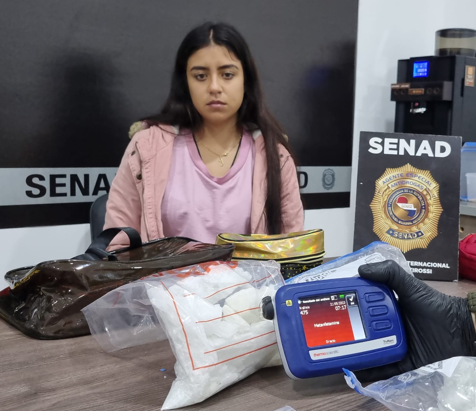 Ciudadana mexicana fue detenida con metanfetamina en el Aeropuerto