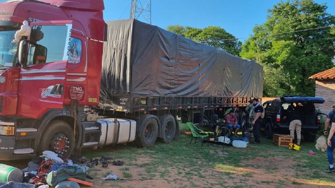 Truck 2023: Incautan 111 kilos de cocaína en Limpio
