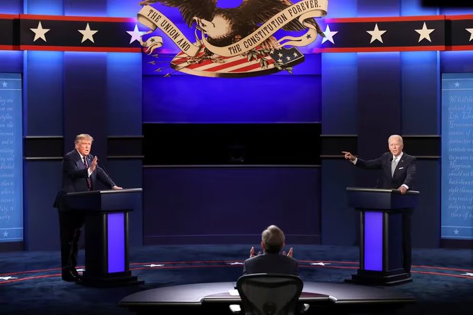Biden y Trump se alistan para el primer debate presidencial electoral en EEUU