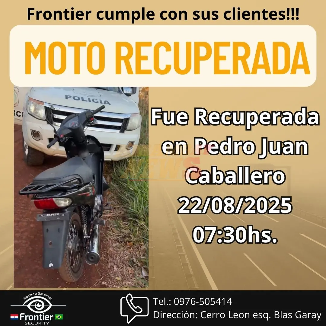 VIDEO: Recuperan motocicleta hurtada gracias a rastreo satelital y aprehenden a un sospechoso