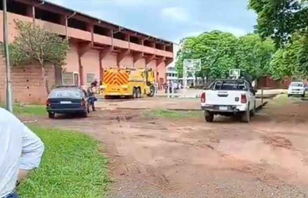 Minga Guazú: celador de un colegio murió calcinado tras incendio en el depósito