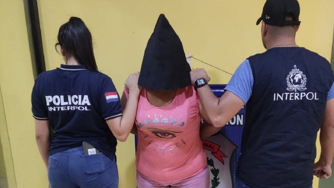 Horqueta: Interpol captura a una mujer por supuesta trata de personas