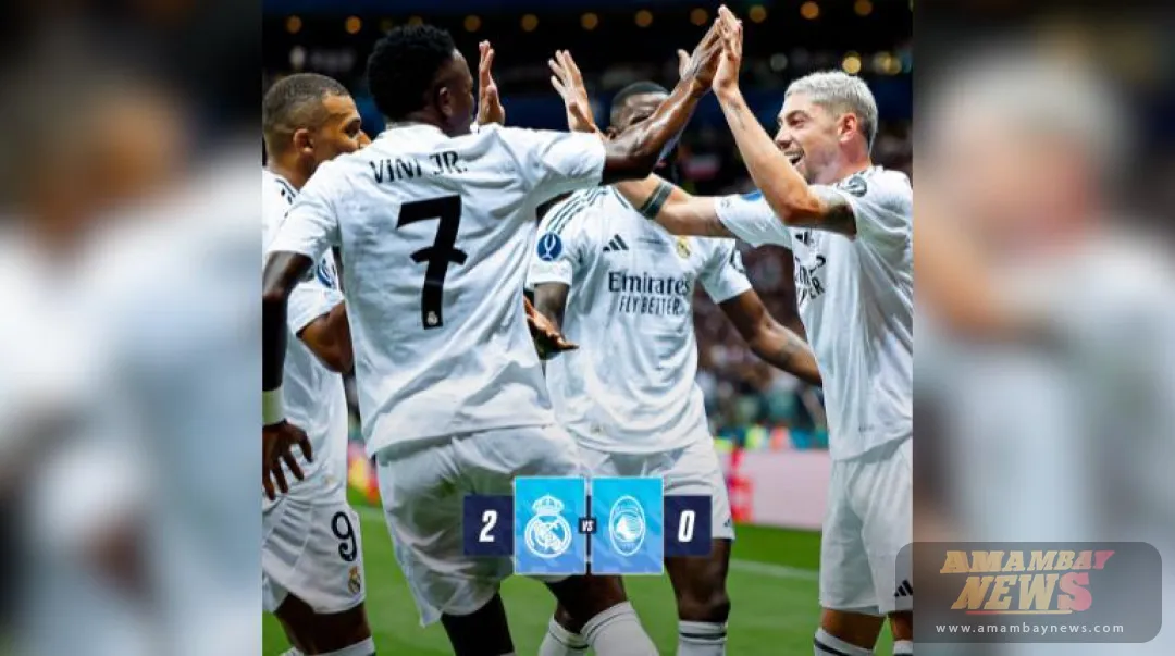 Real Madrid conquista su sexta Supercopa Europea con el debut goleador de Mbappé