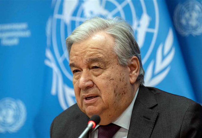 "Angustioso" gastar más en armas que en cambio climático y el hambre, afirma jefe de la ONU