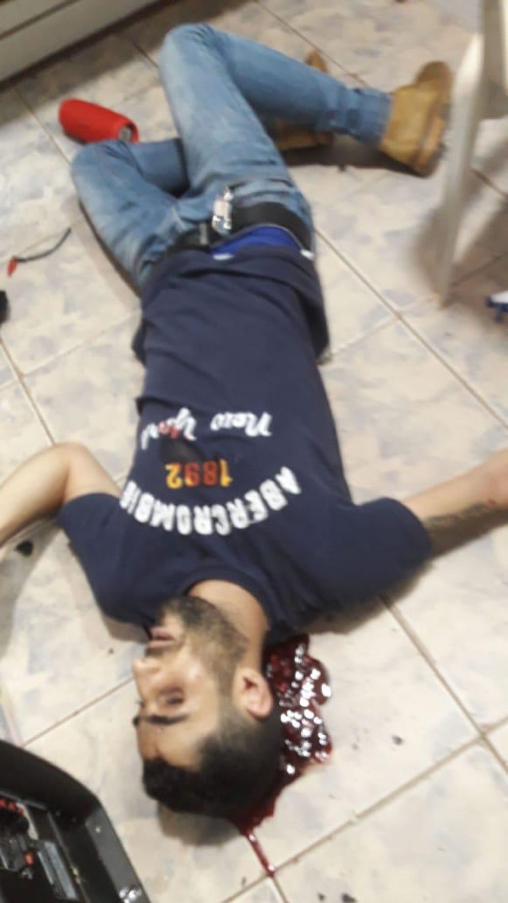 Homicidio en la línea internacional lado brasileño