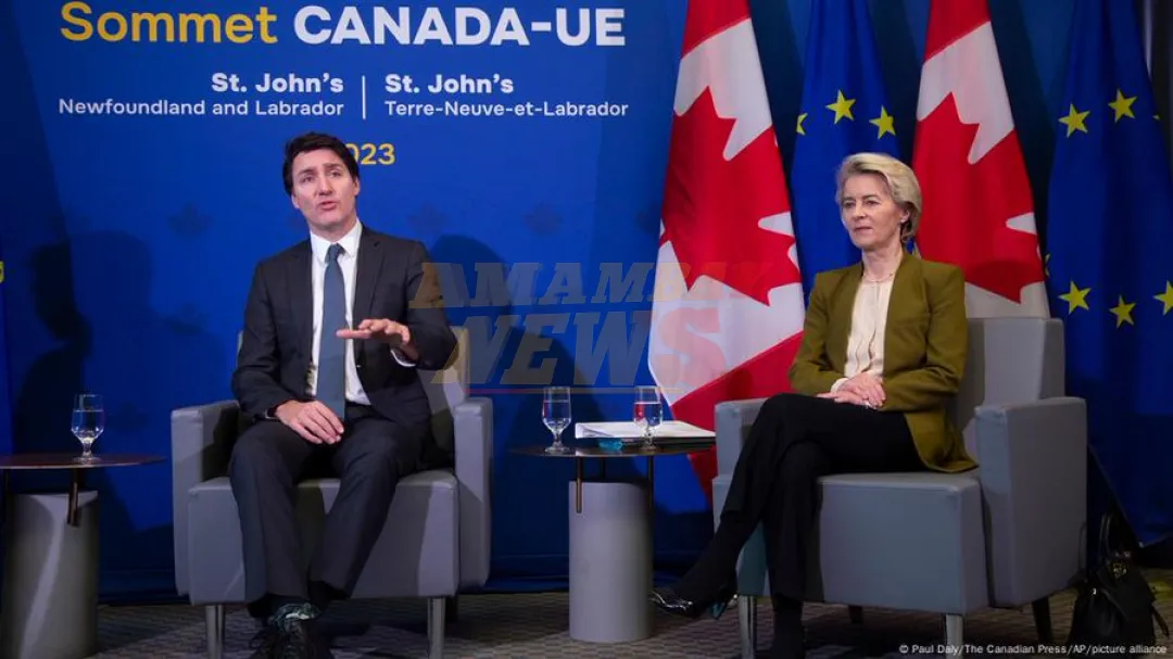 UE y Canadá prometen respuesta enérgica a aranceles de Trump