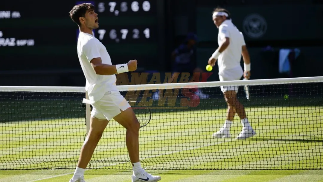 Carlos Alcaraz se desgasta cinco sets para avanzar a la segunda ronda de Wimbledon