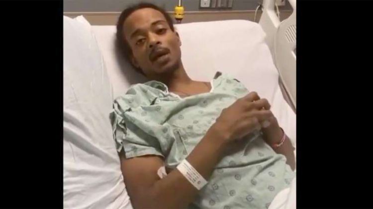 Blake dice que duele respirar en un video desde su cama de hospital en EEUU
