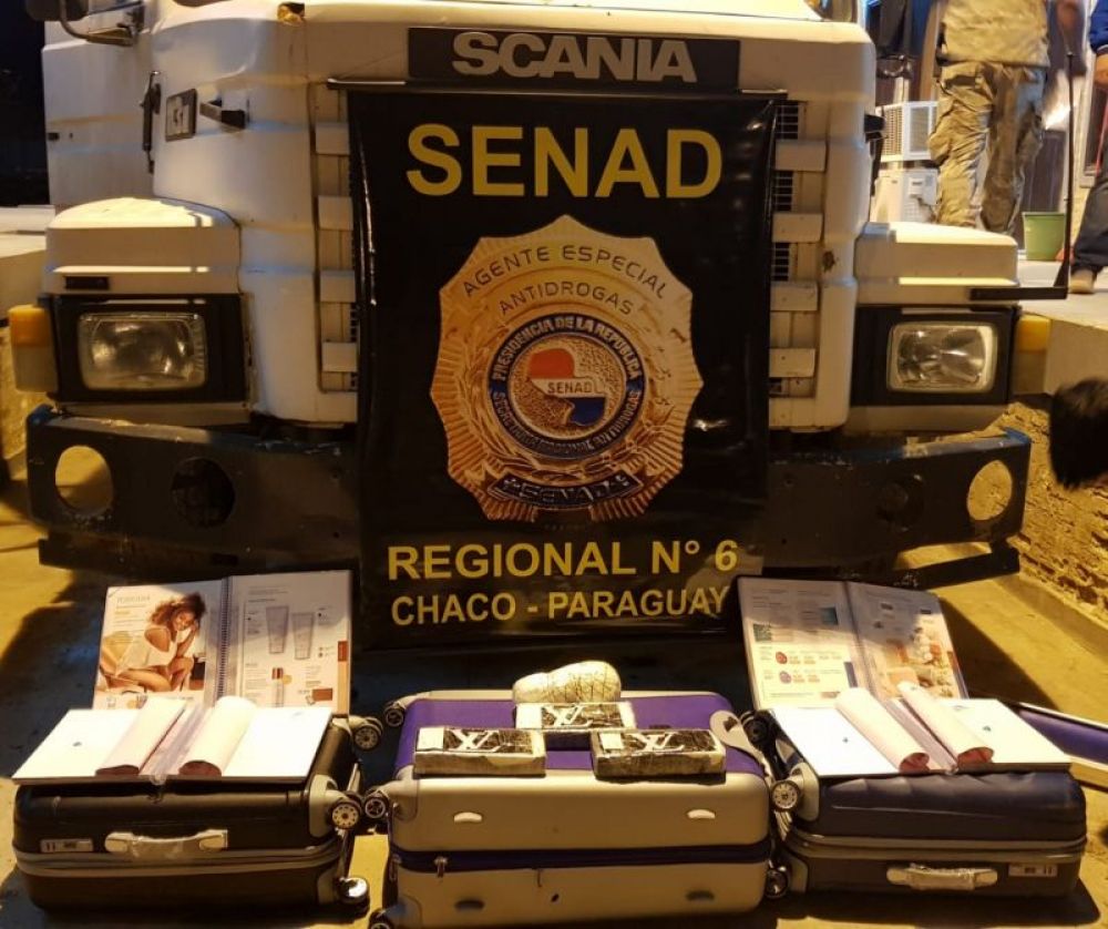 Senad incauta 34 kilos de cocaína procedente de Bolivia