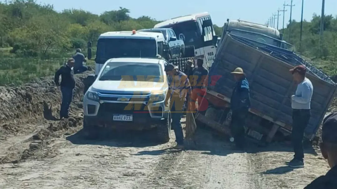Conductores quedaron atrapados en un camino imposible del Alto Chaco