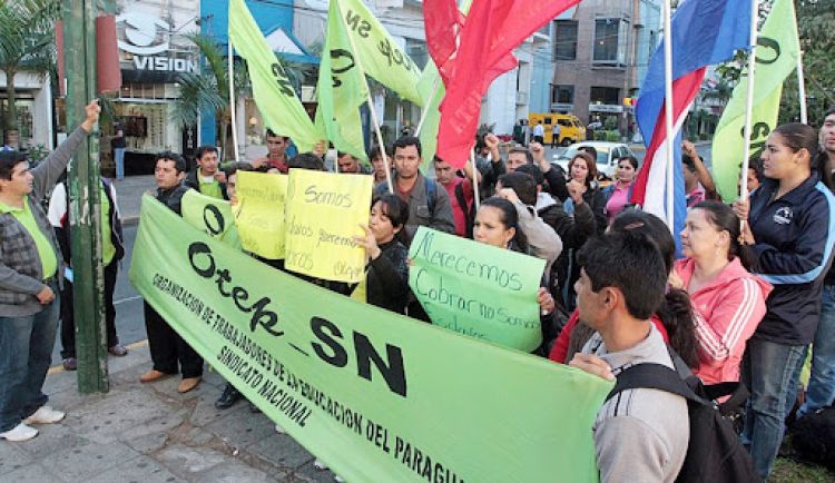 Desde el MEC reiteran que el aumento del 16% a docentes depende de Hacienda