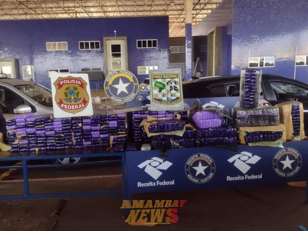 La Receita Federal incauta 322 kg de marihuana en un vehículo en el Puente Internacional de la Amistad