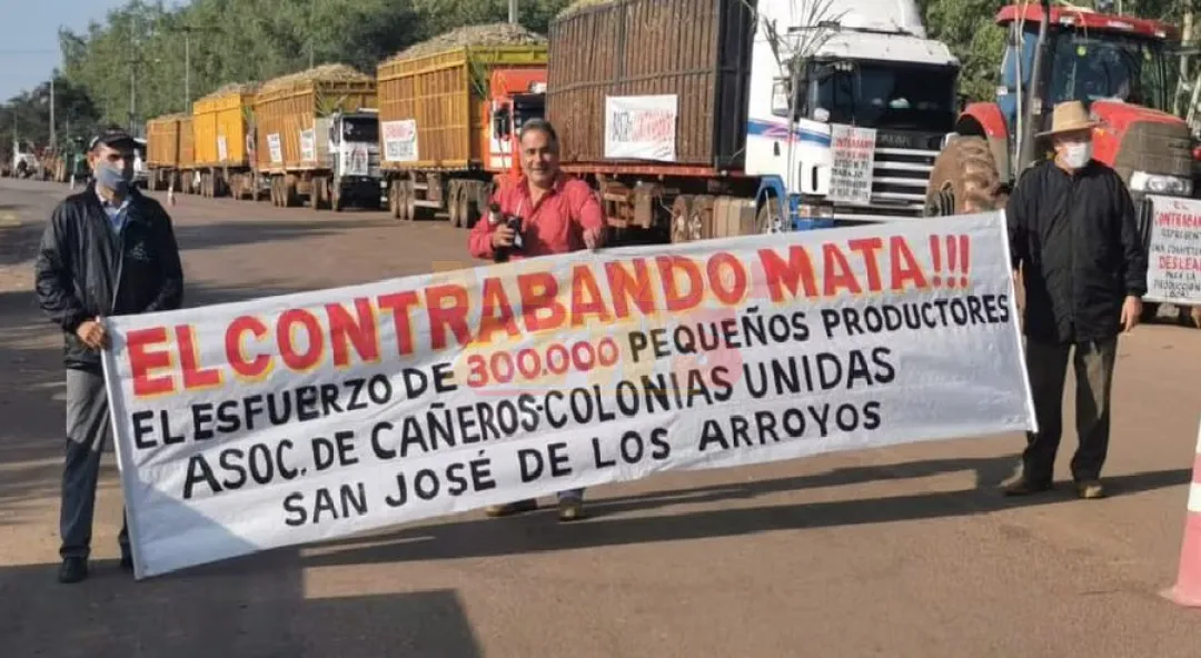 Cañicultores bloquean ruta en reclamo al Gobierno