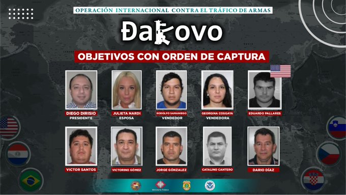 Estas son las diez personas que son buscadas por la Operación Dakovo
