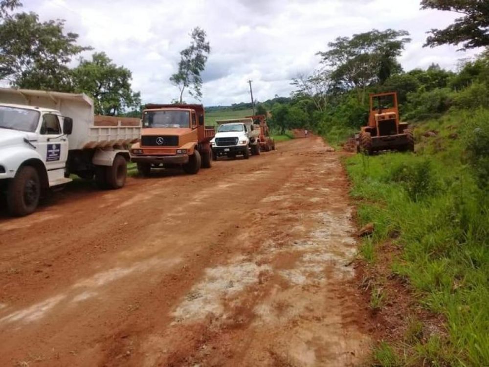 Gobernación y MOPC implementan obras viales en Amambay