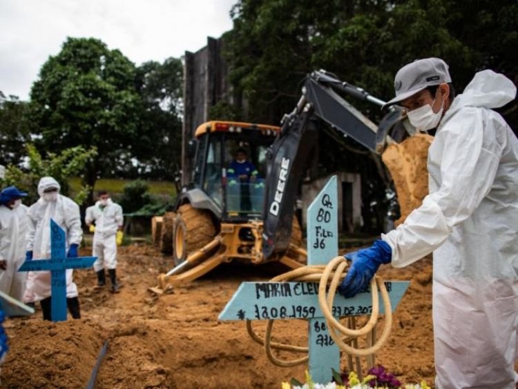 Covid: Brasil registra 816 muertos en 24 horas