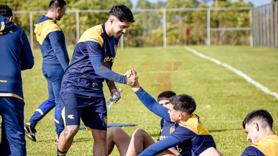 Sergio Díaz ya se entrenó con sus nuevos compañeros