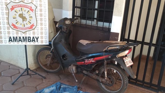 Detienen a una persona y recuperan moto robada tras asesinato en Pedro Juan Caballero