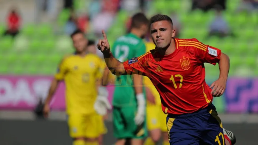 España vence a Ucrania y avanza a cuartos del Mundial Sub 20