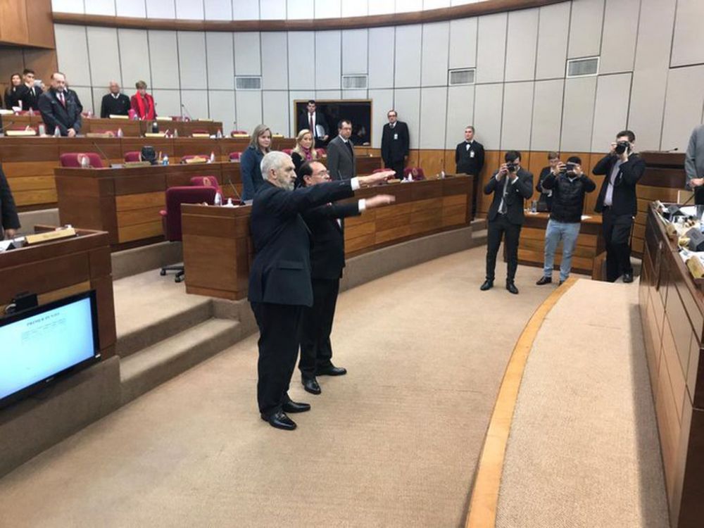 Retamozo y Kencho Rodríguez juraron como senadores
