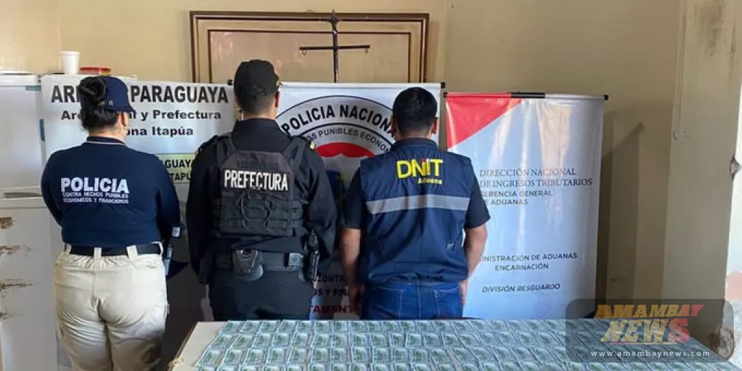 Detienen a boliviano que intentó ingresar al país con gran cantidad de dinero
