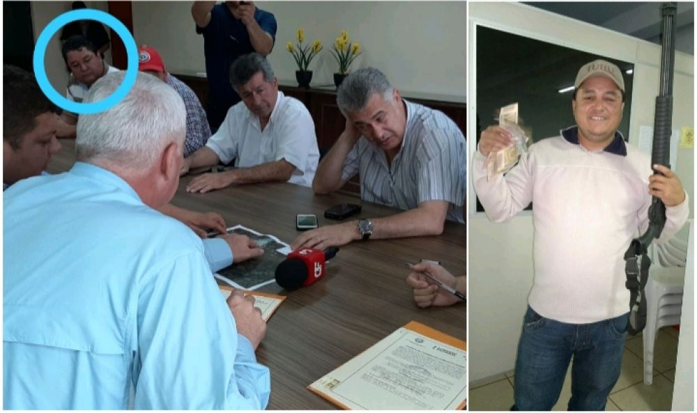 Seccionalero participa como figureti en reunión de ministro con autoridades de Amambay