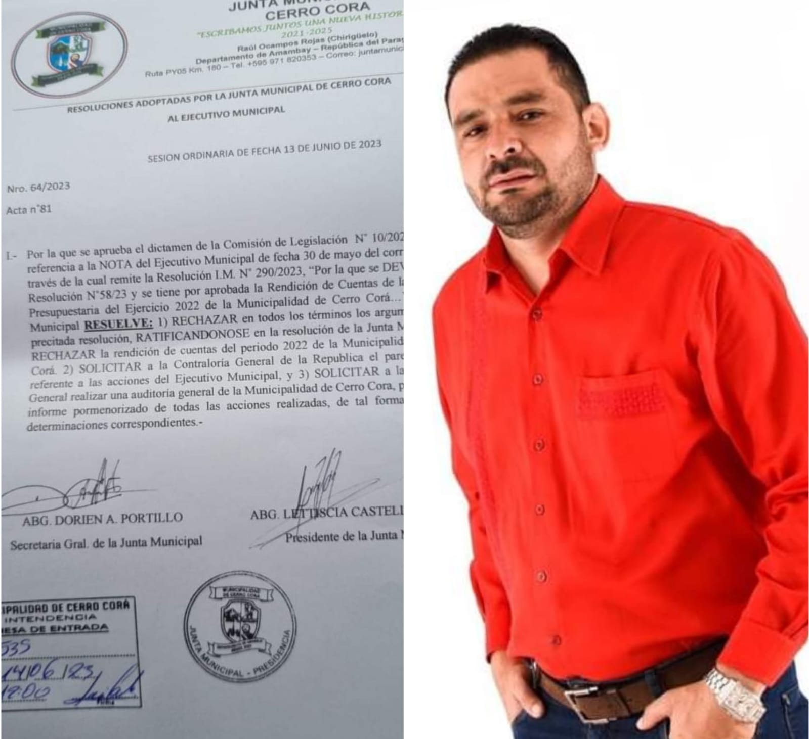 Cerro Corá: Rechazan rendición de cuentas de ´Will Figueredo´ y piden intervención de la Contraloría