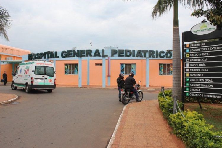 Hospital Pediátrico Acosta Ñu con todas las camas de Terapia ocupadas