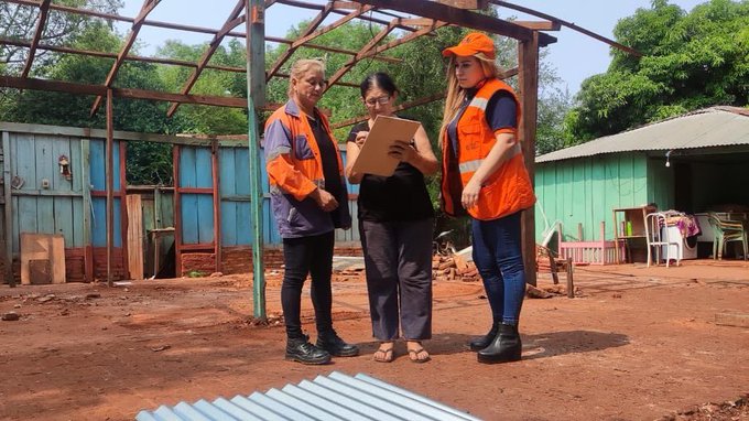 Temporal dejó sin techo a unas 2.500 familias del interior