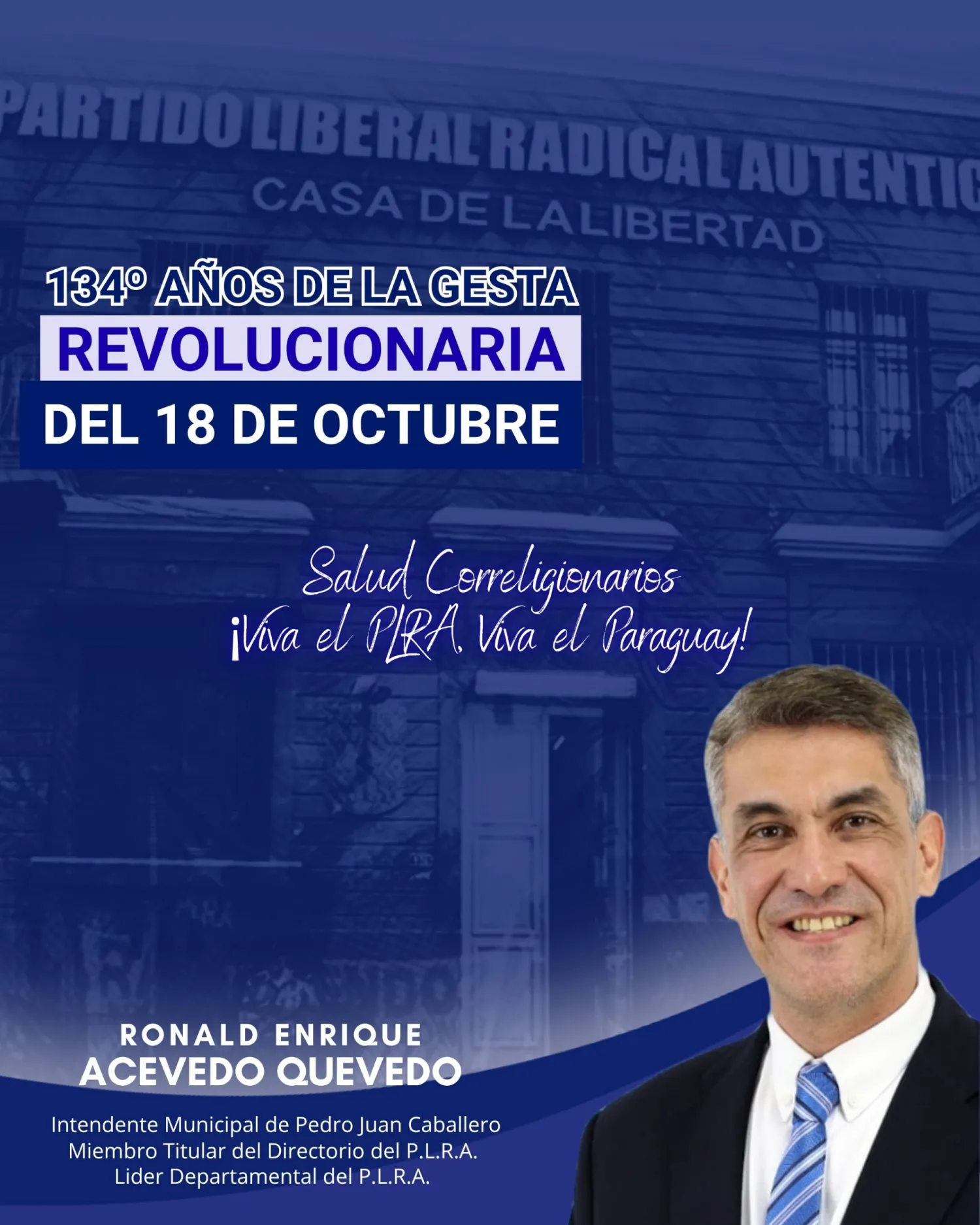 AUDIO: Liberales festejan gesta revolucionaria del 18 de octubre en PJC