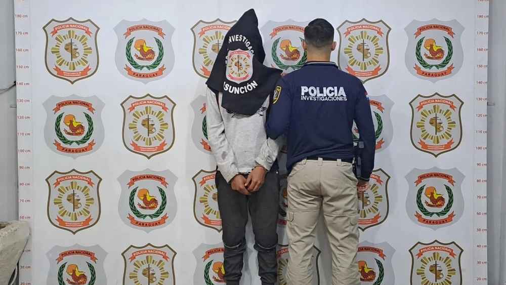 Cae sospechoso de asaltar a conductor de Bolt en Asunción