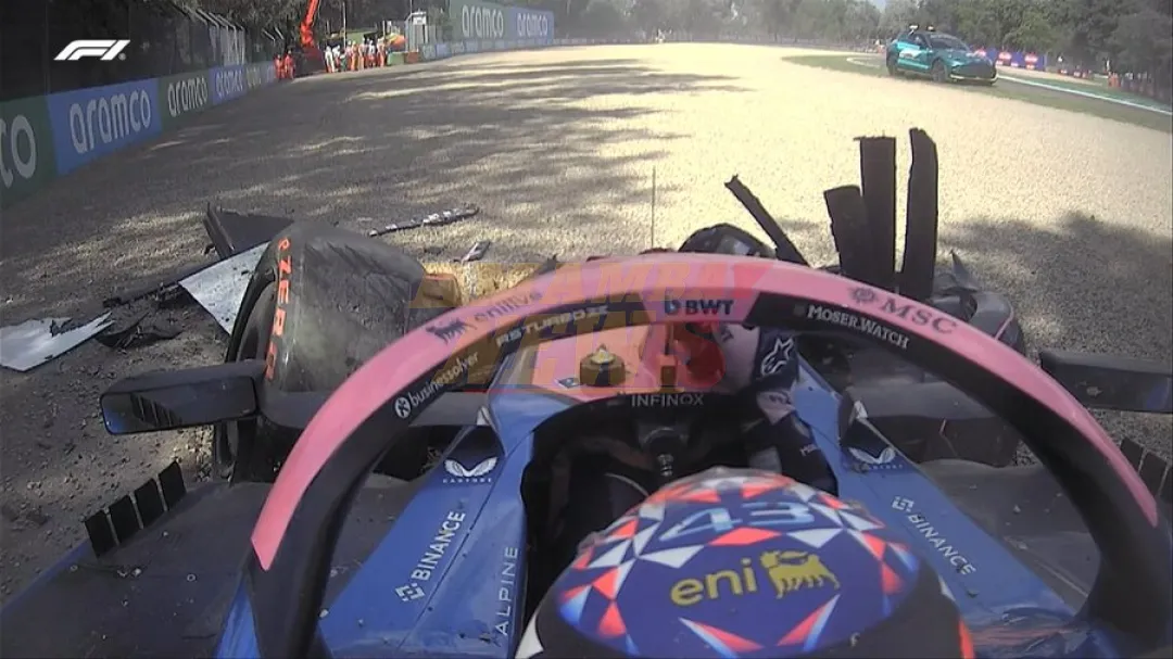 Colapinto se accidenta en su retorno en la F1