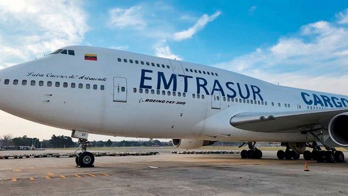 Agentes de EEUU encienden motores y toman control de avión iraní en Argentina