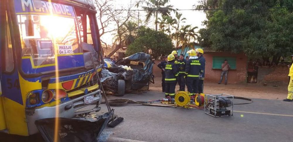 Accidente de tránsito con derivación fatal en Luque