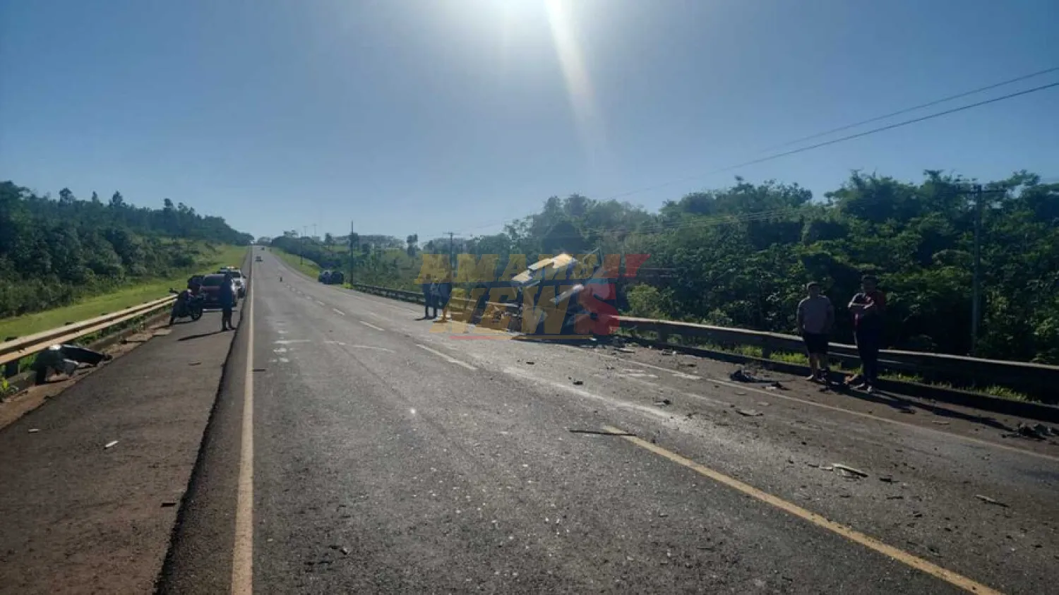 Violento choque entre auto y camión deja un fallecido en San Pedro