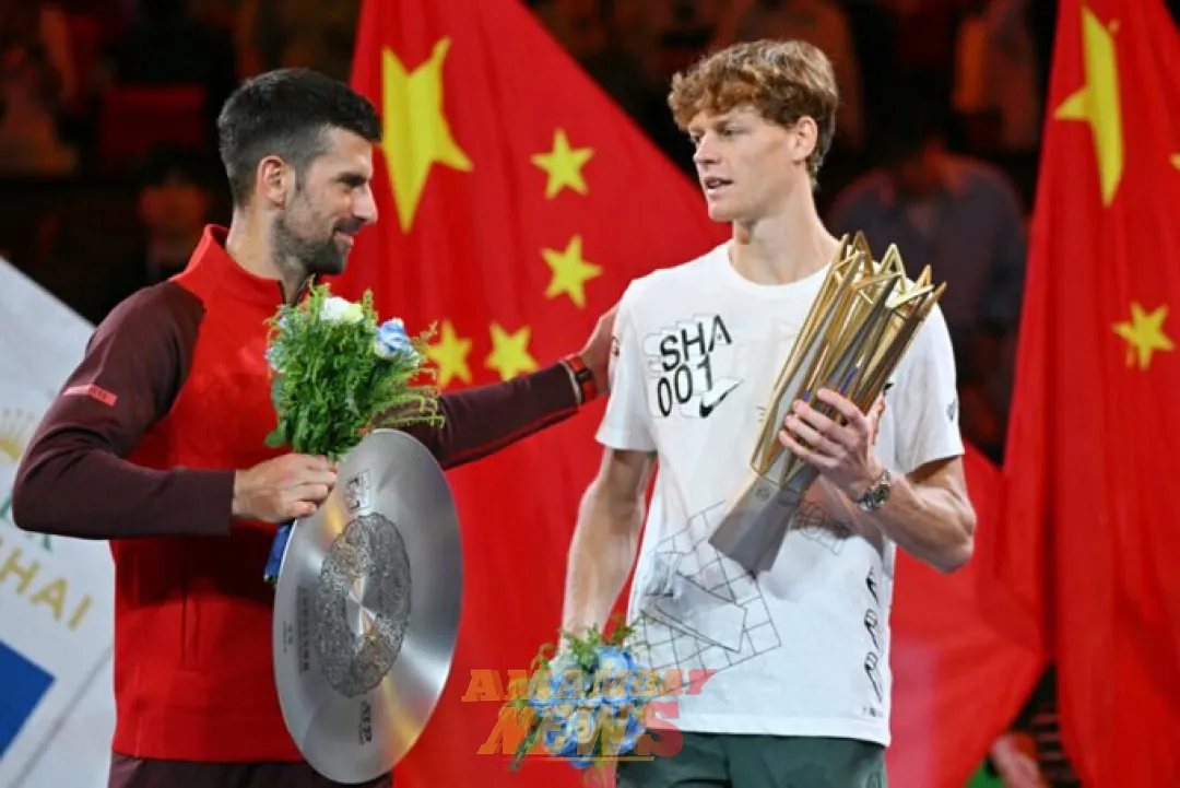 Sinner vence en dos sets a Djokovic en final del Masters 1000 de Shanghái