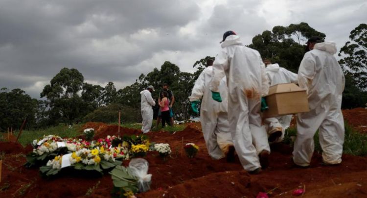 Covid: Brasil reporta 3.687 muertes en 24 horas