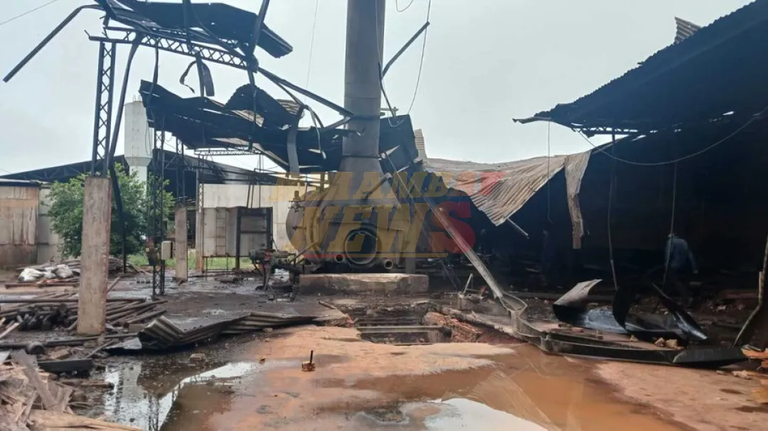 Explosión de caldera en una fábrica deja un fallecido y dos heridos en Santa Rosa del Aguaray