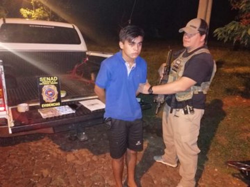 Capturan a joven de realizaba delivery de cocaína en san Ignacio  Misiones