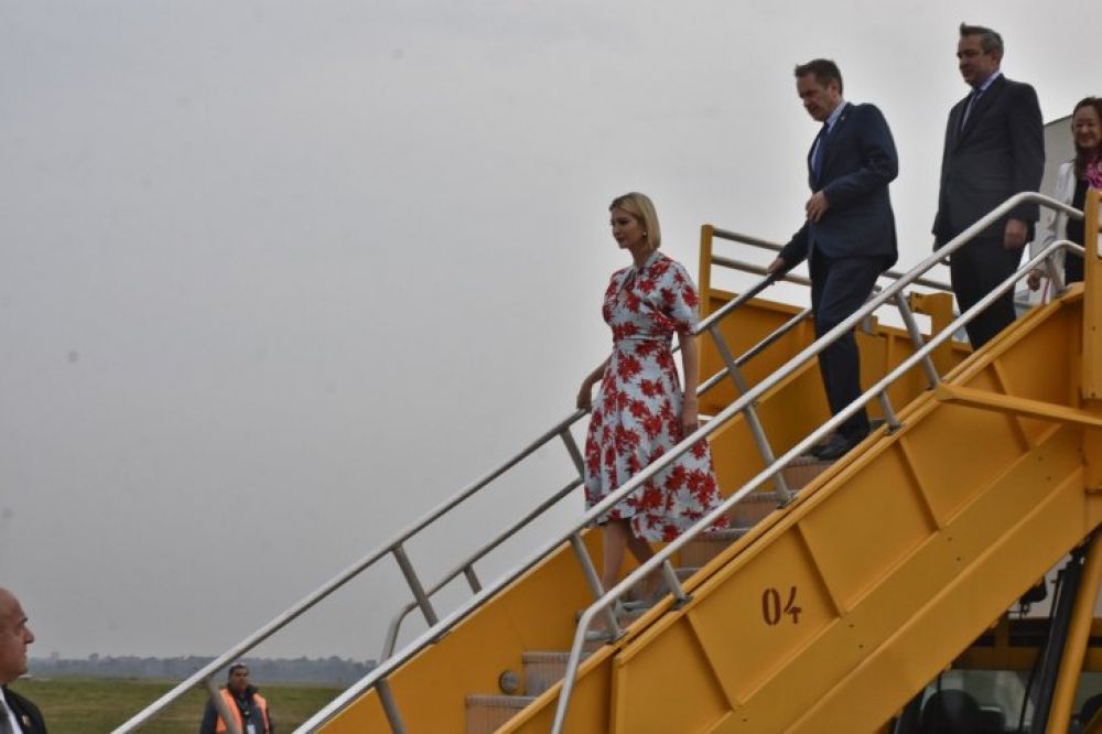 Ivanka Trump llegó a Asunción