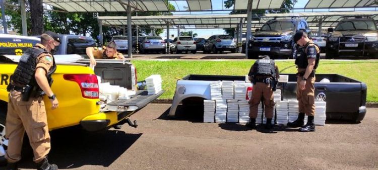 Detienen a paraguayos e incautan 255 kilos de pasta base de cocaína en Foz de Yguazú