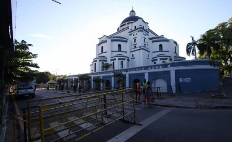 Inició novenario de Caacupé con la basílica vacía por el Covid